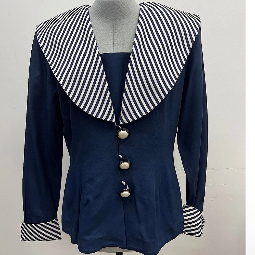 JOSEPH RIBKOFF Vintage Nautical Style Blazer